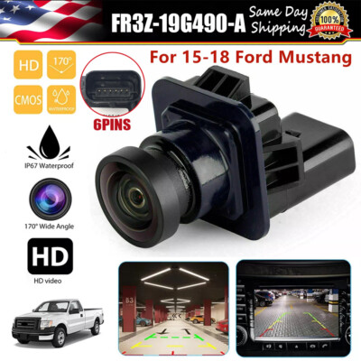 OEM Rear Rearview Backup Camera FR3Z-19G490-A for 2015-2018 Ford Mustang BLK