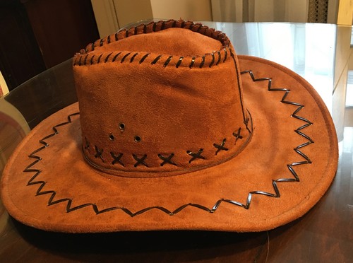 Estate Men Woman Cowboy Hat Light Brown 