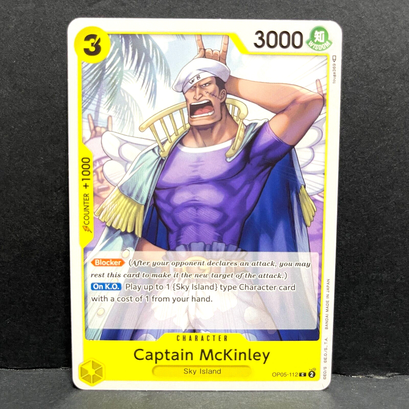 2023 ONE PIECE ENGLISH AWAKENING OF THE NEW ERA CAPTAIN MCKINLEY OP05-112 (C)