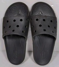Classic Slides Sandals Mens 6 Women 8 Original Comfort Crocs Unisex Adults Black