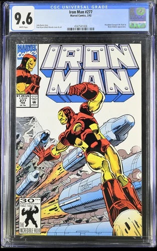 IRON MAN 277 CGC 9.6 WHITE PAGES JOHN BYRNE BLACK WIDOW APPEARANCE CPR CANDIDATE