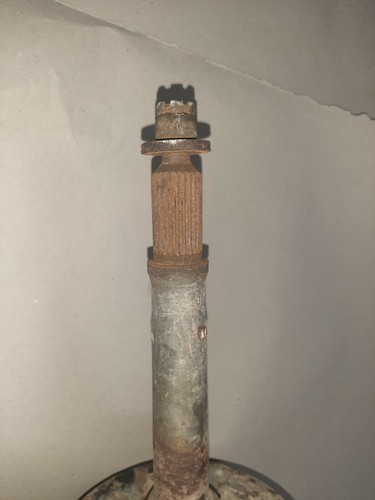 84 Honda ATC 110 Rear Axle - Complete w Brakes, Sprocket, Housing, Tube, Shield - Picture 3 of 9
