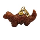 Goldstone Diplodocus Dinosaur 14kgf Pendant Necklace|Semi Precious Stone Jewelry