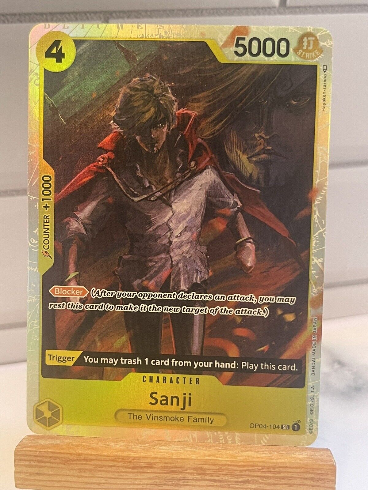 Sanji OP04-007 C Kingdoms of Intrigue - ONE PIECE Card Game Japanese