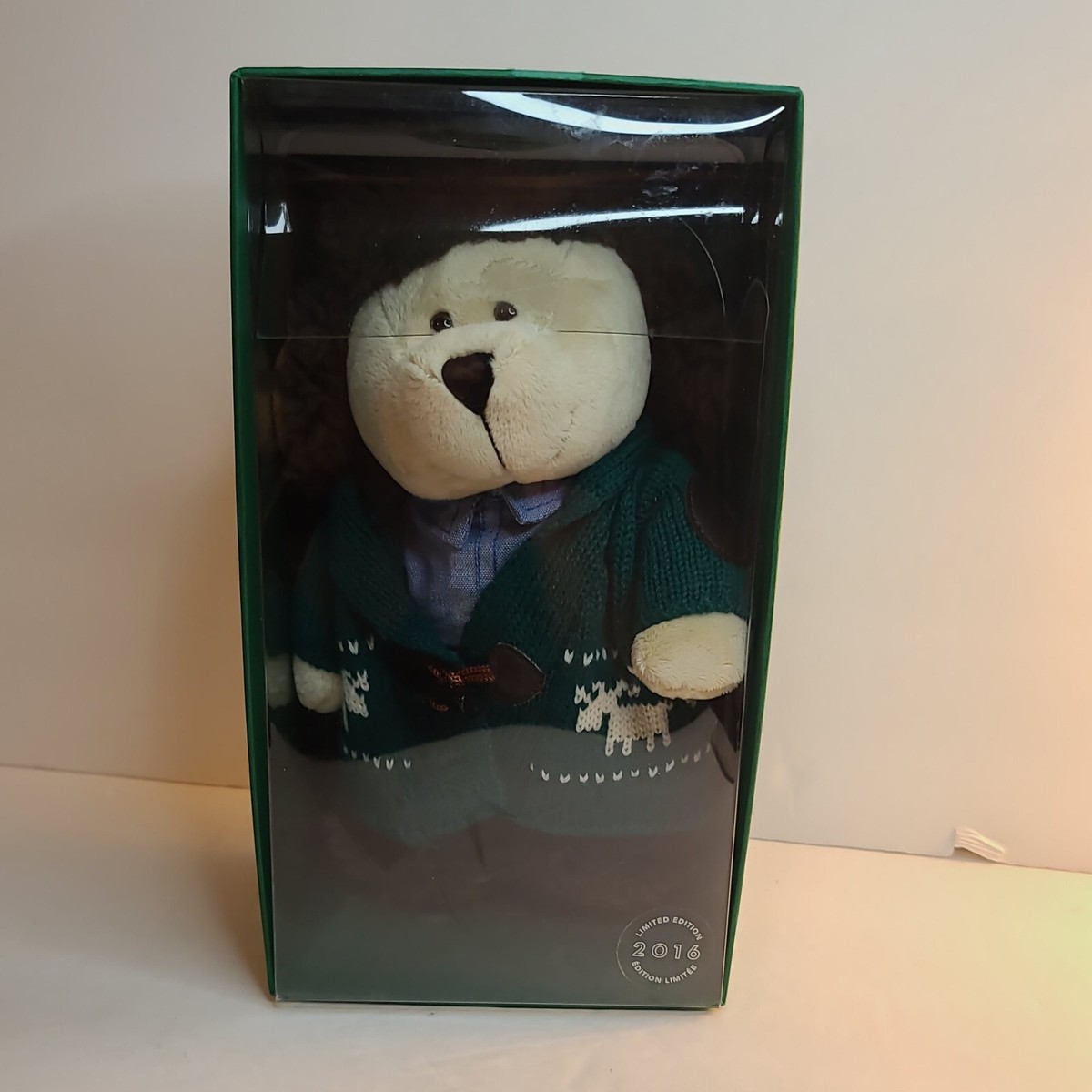 Starbucks Bearista Plush Bear Winter 2016 Limited Edition New in