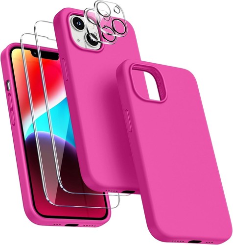 Entronix Bundle kompatibel mit iPhone 14 Plus - Flüssigsilikon Hülle, 2 Clear S - Bild 13 von 15