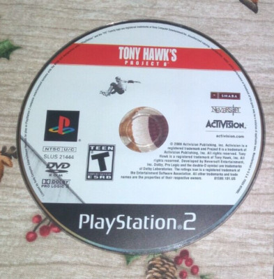 Tony Hawk's Project 8 (Sony PlayStation 2, 2006) PS2 Disc Only Black Label