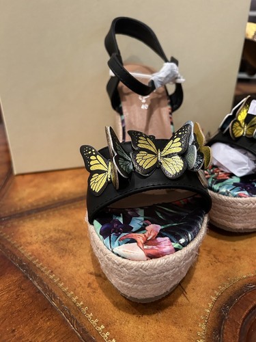 3D Butterfly Wedges Sz9 Women’s Shoe
