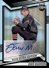 2022 Elite Extra  Signatures #118 Jake Madden Autograph Auto Rookie RC Card