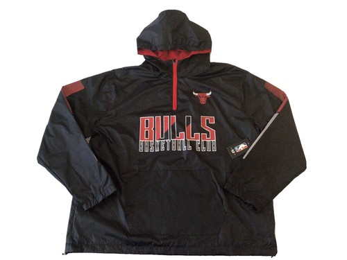 STARTER NBA CHICAGOBULLS HoodieJacket　黒 NBA x Alpha Industries Men's Chicago Bulls Black Hooded