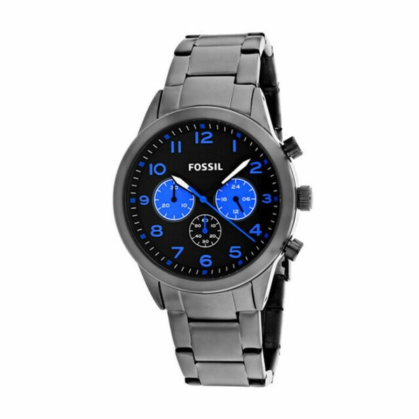 Fossil BQ2124 Classic 43mm Men's Chronograph Black Stainless Steel Watch for sale online eBay