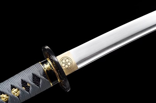 Espada afilada japonesa lista para la batalla Tiger 1095 acero al carbono Yamato samurai Katana - Imagen 7 de 10