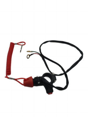 Universal Tether Line Kill Switch for Mini Pit Dirt Bike ATV Quad Pocket Scooter