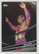 BOOKER T  ( 2018 Topps WWE *EVOLUTION* INSERT CARD E-4)  