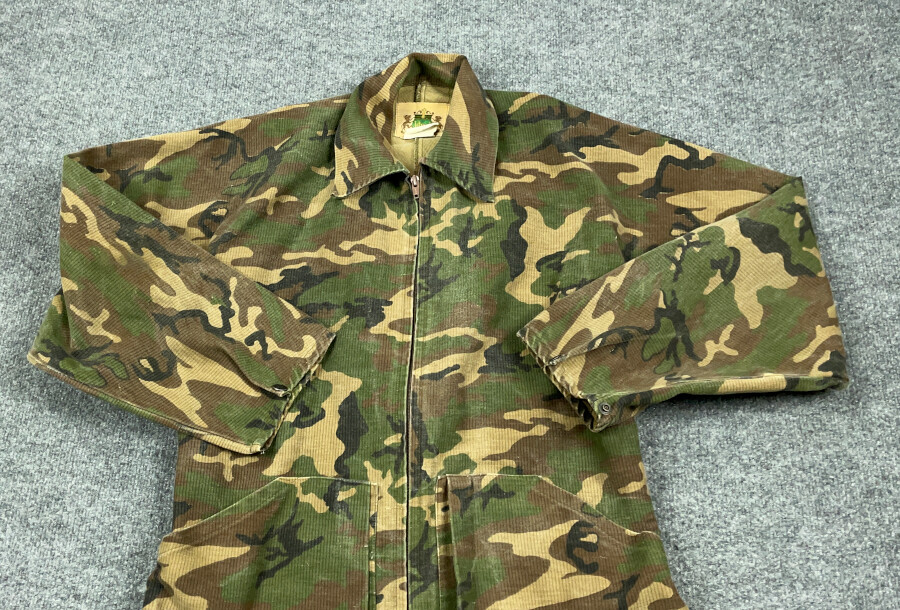 VTG 80s Ideal Camouflage Zip Shirt Jacket Adult Large USA VTG 80s Ideal Camouflage Zip Shirt Jacket Adult Large USA