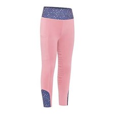 Cameo Junior Zest Horse riding tights Pink stars SIZE 28"