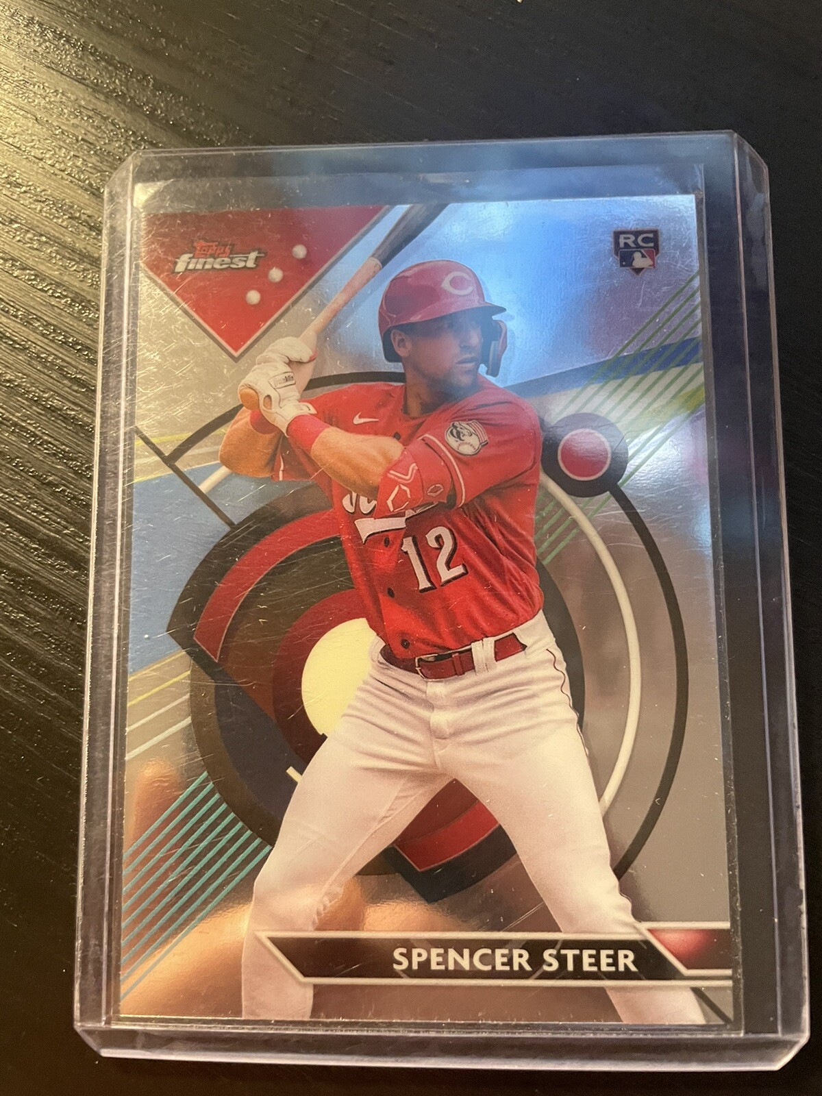 2023 Topps Finest SPENCER STEER Rookie RC #95 Cincinnati Reds