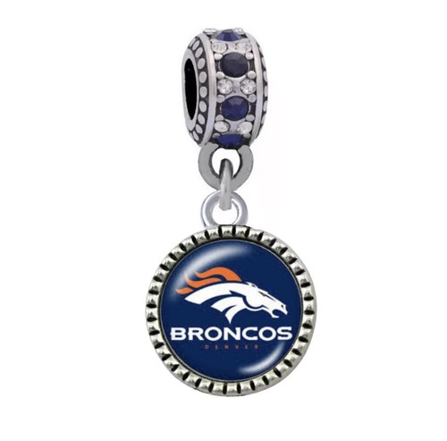 Football Dangle Charm, Stainless Steel Zircon, For Bracelet, Football Jewelry - 第 1/2 張圖片