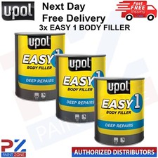 3X UPOL EASY 1 BODY FILLER DEEP FILL CAR BODY FILLER BIG SMOOTH EASY - 3L PR