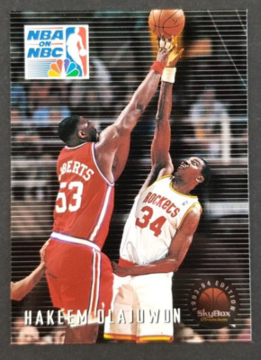 Hakeem Olajuwon 1993 Skybox Basketball Card #6 (NM)