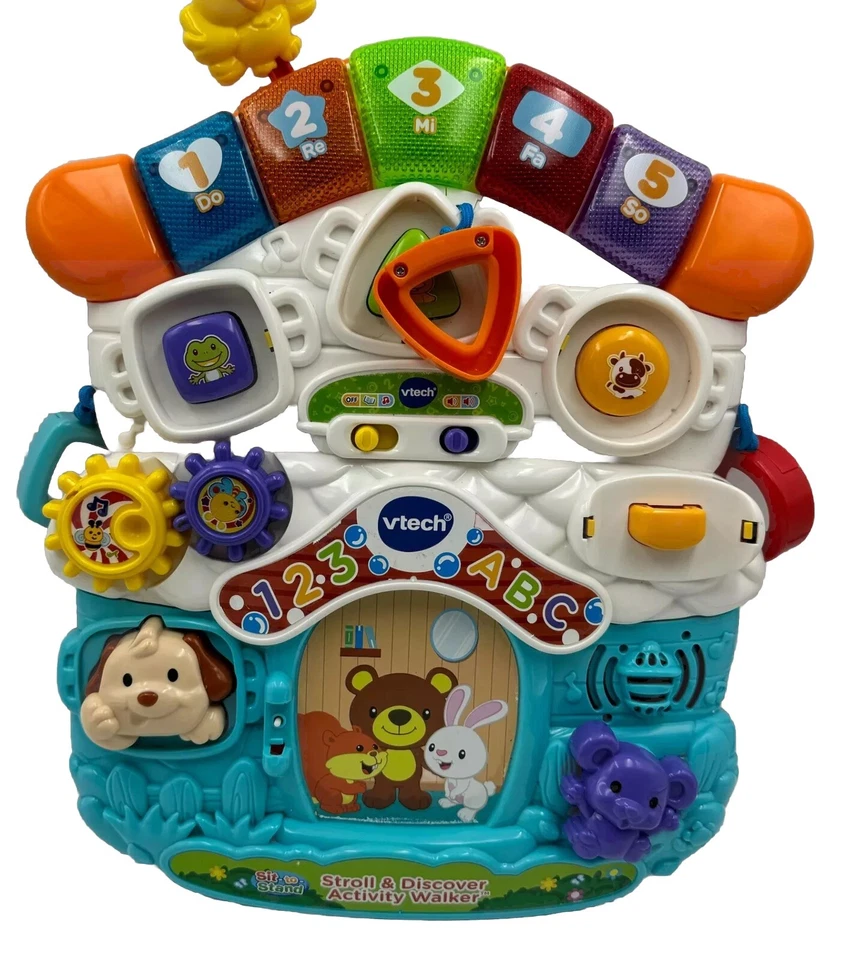 VTech обучающая доска для ходунков интерактивная игрушка сидячая с музыкой и светом - Изображение 4 из 4