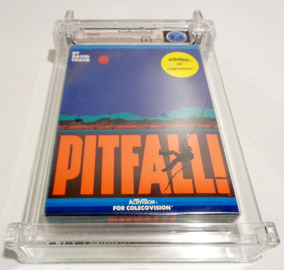 1983 Activision COLECOVISION David Crane PITFALL!  New Sealed Graded WATA 9.0 A - Image 4 of 4