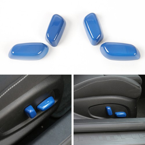 4*ABS Seat Adjustment Switch Button Cover Trim For Chevrolet Camaro 2017+ 5color - Picture 4 of 40
