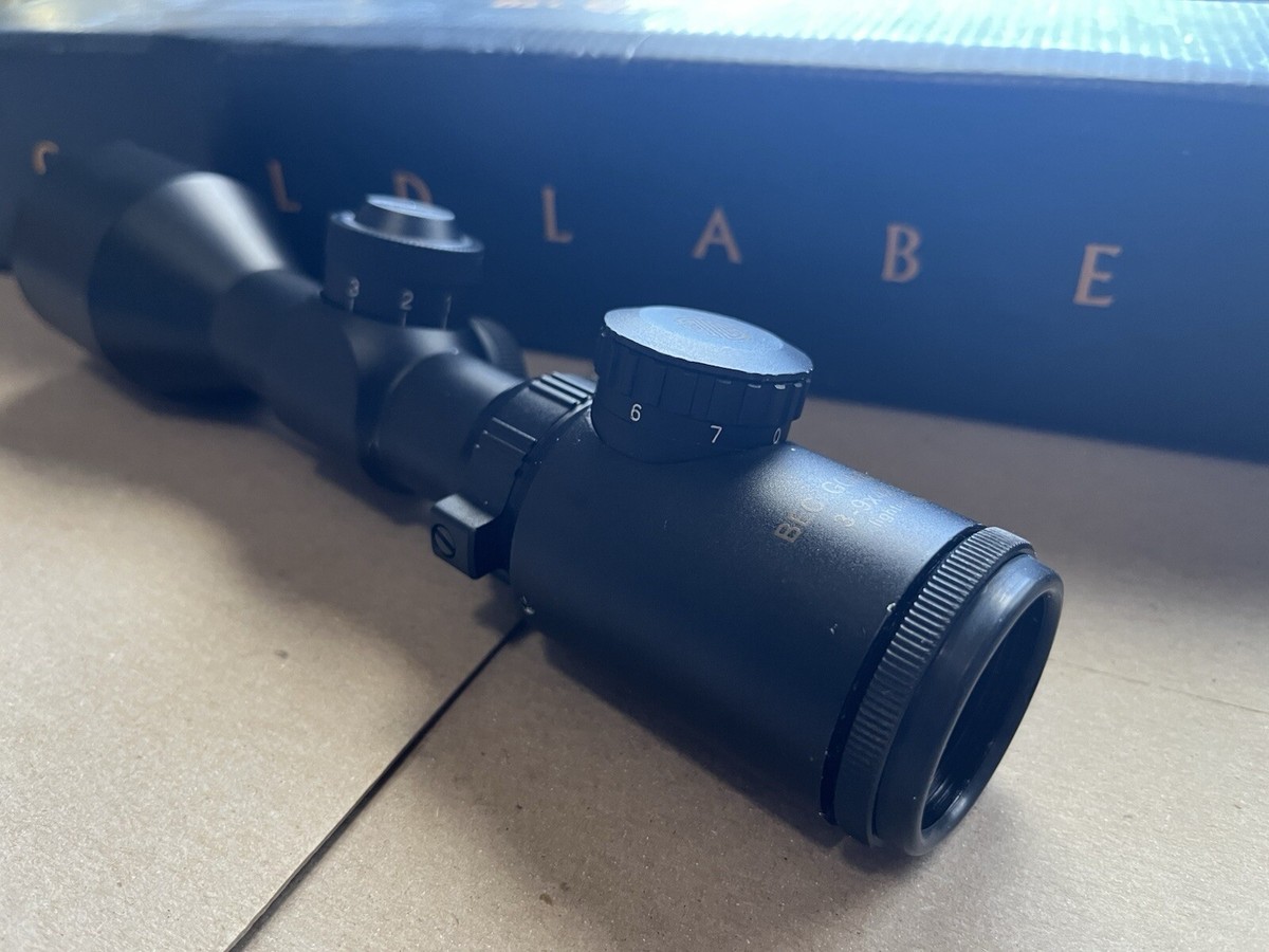 BEC Goldlabel 3-9X42 BDC Mil-Dot Type Reticle Rifle Scope — Open