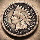 1862 INDIAN HEAD CN CENT ** A GOOD COIN **   (7935)