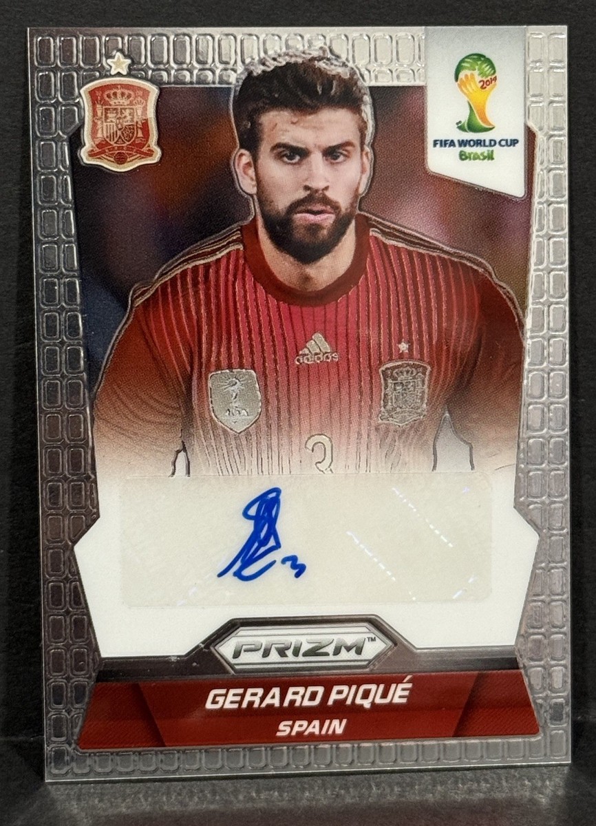 2014 Panini Prizm World Cup Spain Gerard Pique Auto | eBay