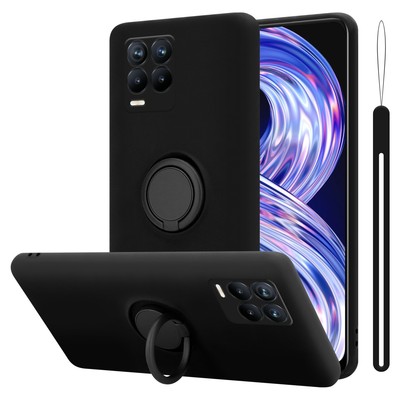 Hülle für Realme 8 4G / 8 PRO Schutzhülle Handy Cover Case TPU Silikon Ring