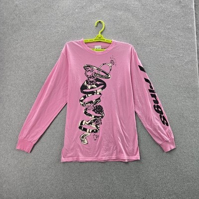 Ariana Grande Men Shirt M Pink Sweetener World Tour Long Sleeve Concert
