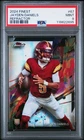 2024 TOPPS FINEST REFRACTOR #67 JAYDEN DANIELS ROOKIE RC PSA 9