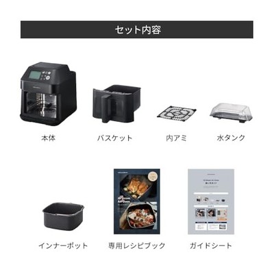 recolte Hi Steam Air Oven RAO-3 Natural Black | eBay