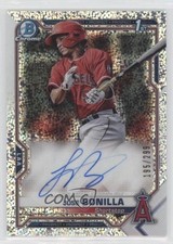 2021 Bowman Chrome Prospect Speckle Refractor 195/299 Jose Bonilla Auto 1og
