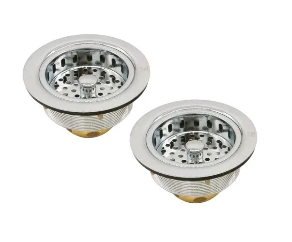 NIB Westbrass D2145 Kitchen Basket Strainers 3.5" Sink Opening Satin Nickel 2 Pk
Opens in a new wind