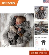 Levi the Lifelike 18-Inch Reborn Baby Doll - Eco-Friendly, Safe Charming