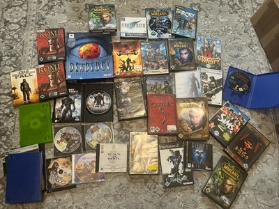 Großes PC Spiele Konvolut ca. 35 Spiele Retro Games Diablo WoW Gothic uvm.