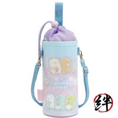 San-X Sumikkogurashi Kunststoff Flaschentasche blau CA62102 H230 x 90 mm