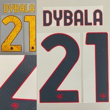 2023/24 AS ROMA #21 DYBALA HOME & AWAY & THIRD NAME & NUMBER