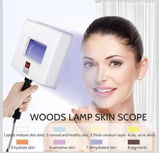 Wood Lamp Skin Analyzer Portable UV Facial Care Device for Skin Check