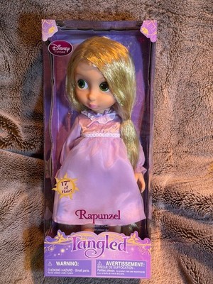 Disney Animators Collection Tangled Rapunzel with 17'' of Tinsel Hair Doll NIB