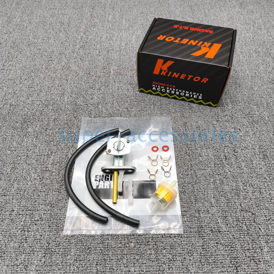 NEW!Fuel Petcock Fuel Line Gasket Kit For Yamaha YFM350ER YFM80 YFM250 YFM225 US - Image 2 of 4