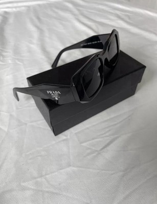 Prada PR17WS 1AB5S049 Women's Sunglasses 49 mm Black / Dark Grey Lens