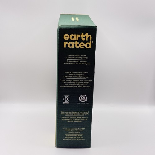 Kit de limpieza para perros Earth Rated bolsas de caca sin perfume toallitas con dispensador 60 unidades - Imagen 3 de 6