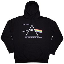 Pink Floyd 'Dark Side of the Moon Courier' Black Pull Over Hoodie