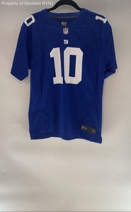 Eli Manning New York Giants Nike NFL Jersey Blue Size XL Autographed