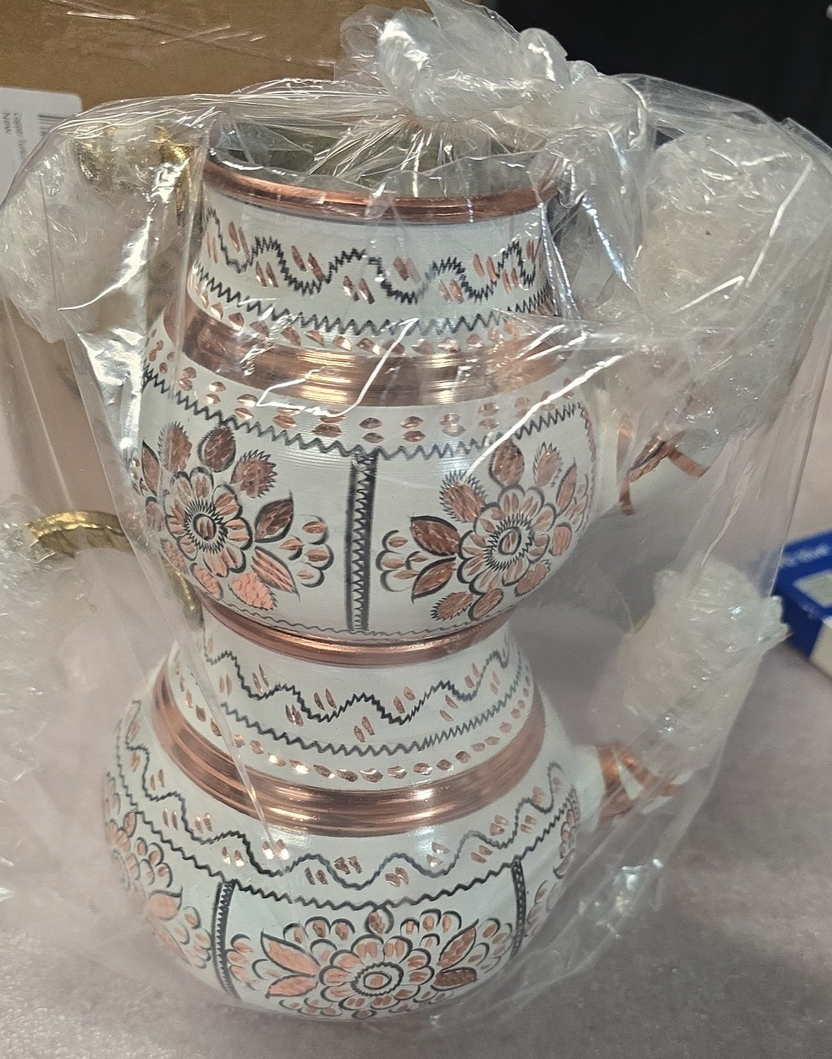 Pot Kettle, Turkish Copper Teapot Set, Stovetop Kettle Teapo