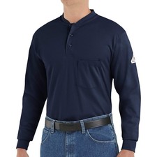 Bulwark Flame Resistant 6.25 Oz Cotton Excel Fr Mens Long Sleeve Tagless