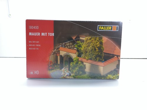 Faller H0 180400 muro con puerta - sin construir - como nuevo en embalaje original #8693 | Zustand: Gebraucht